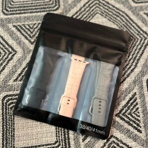 New Gray, Pink, and Black 38/40/41mm Apple Watch bands